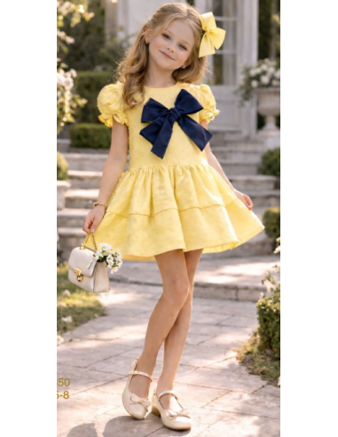 Vestido sin manga plumeti niña 