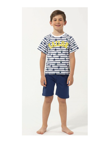 Pijama manga corta verano niño 
