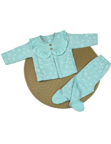 Conjunto polaina tapeta crabs bebé niño 