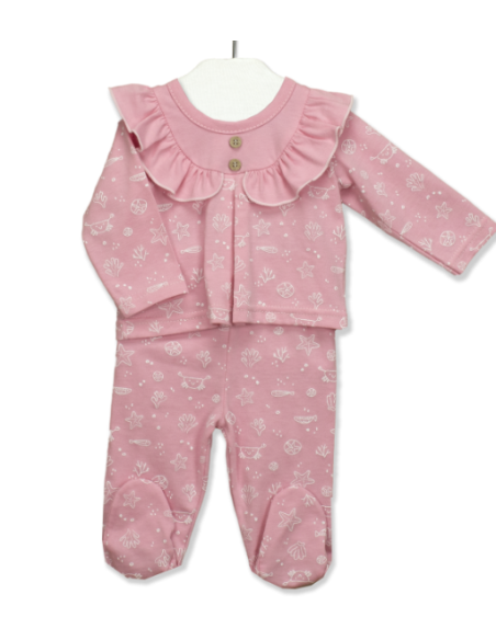 Conjunto polaina tapeta crabs bebé niño 