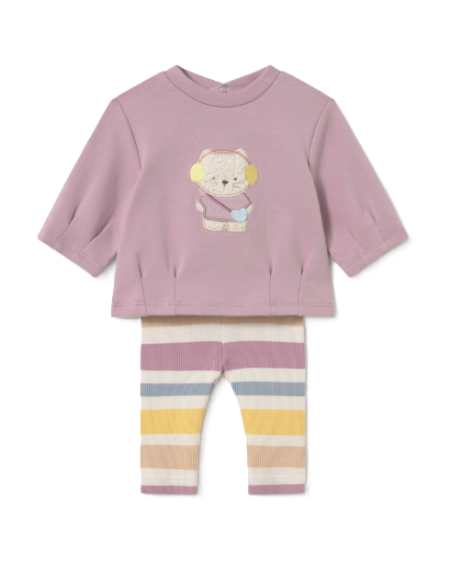 Conjunto 2 piezas bebé niña 