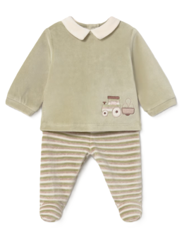 Conjunto polaina tundosado bebé niño 