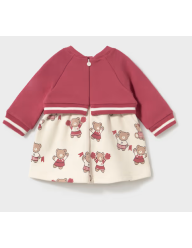 Vestido con rebeca bebé niña 