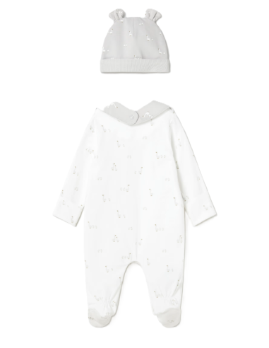 Set regalo pijama blanco recién nacido 