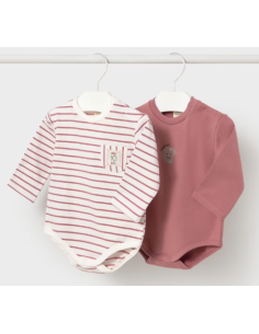 Pack 2 bodies unisex recién nacido 