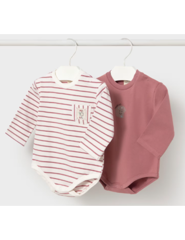 Pack 2 bodies unisex recién nacido 