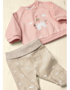 Conjunto polaina bebé niña 