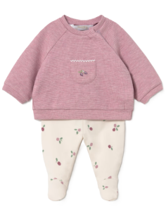 Conjunto polaina bebé niña 