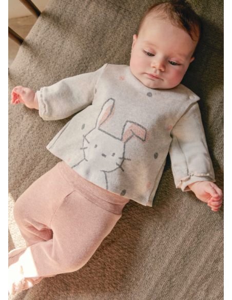 Conjunto polaina bebé niña 