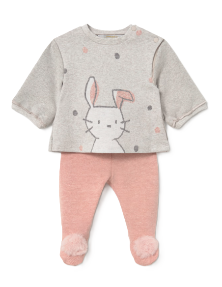 Conjunto polaina bebé niña 