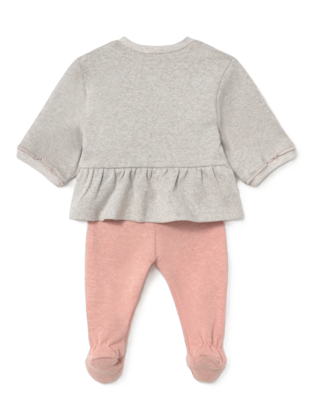 Conjunto polaina bebé niña 