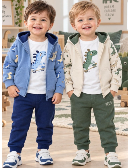 Conjunto de 3 piezas bebé niño 