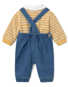 Conjunto peto y polo recién nacido  2