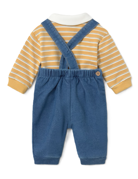 Conjunto peto y polo recién nacido 