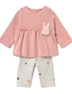 Conjunto 2 piezas bebé niña 