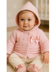 Chaqueta con capucha bebé  2