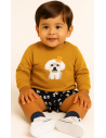 Conjunto sudadera perrito para bebé 