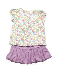 Conjunto falda bebe niña  2
