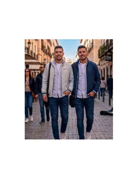 Cazadora reversible de hombre 