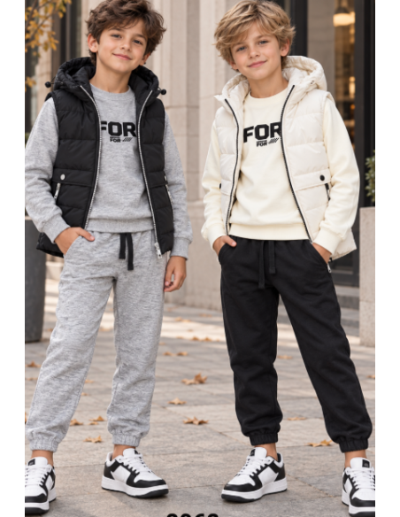 Conjunto con chaleco niño 