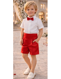Conjunto traje corto de vestir niño 