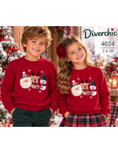Sudadera unisex navideña 