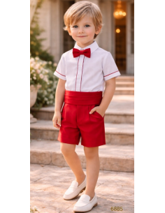 Conjunto de vestir manga corta niño 
