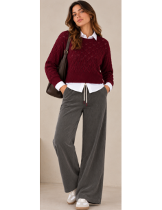 Pantalón mujer pana 