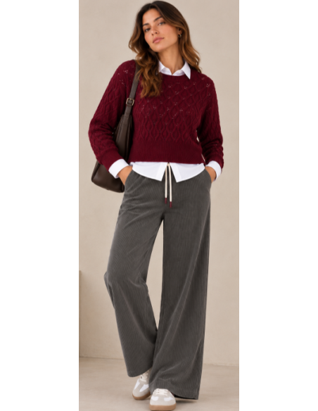 Pantalón mujer pana 