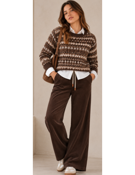 Pantalón mujer pana