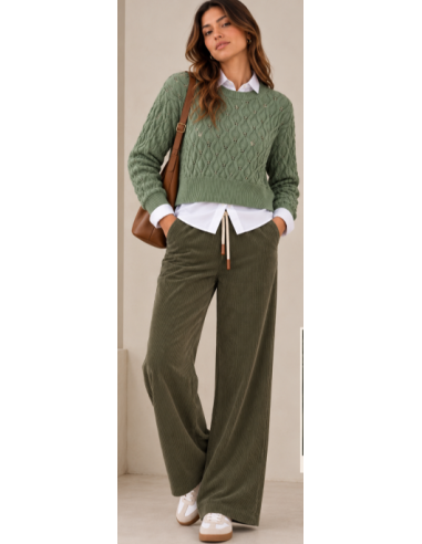 Pantalón mujer pana