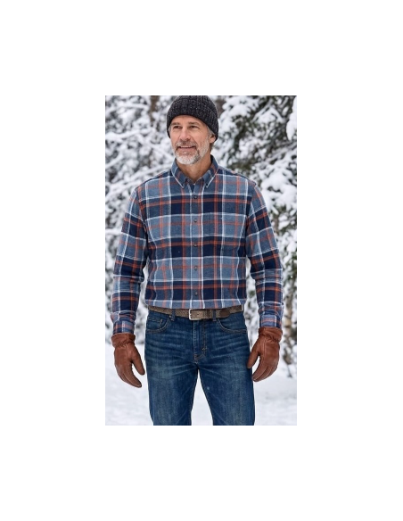Camisa franela hombre 