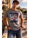 Camiseta hombre chat 