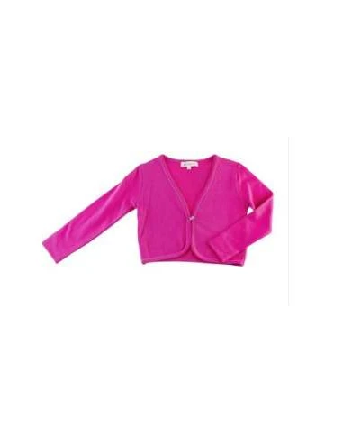 Chaqueta manga larga fucsia niña 