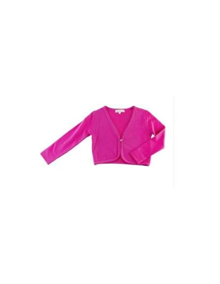 Chaqueta manga larga fucsia niña 