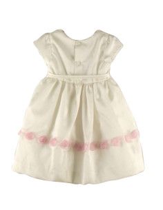 Vestido ceremonia crudo bebé niña  2