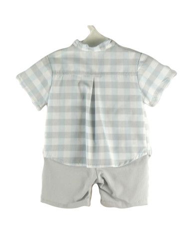 Conjunto camisa manga corta bebé niño 