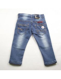 Pantalón tejano fino niño  2