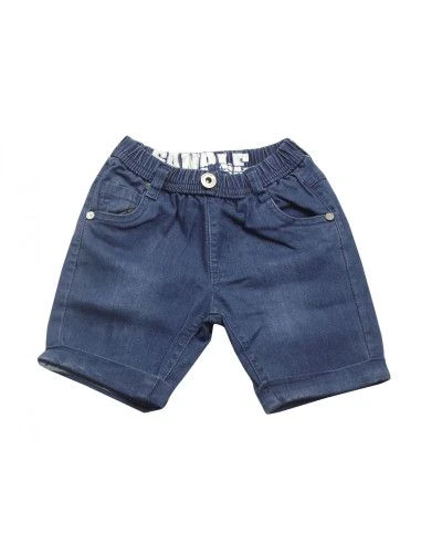 Conjunto manga corta y bermudas denim bebé niño [product.brand] 3 - Ropa para Bebé | dyley | 