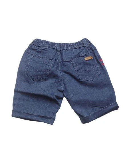 Conjunto manga corta y bermudas denim bebé niño [product.brand] 4 - Ropa para Bebé | dyley | 
