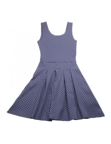 Vestido tirantes topos niña 