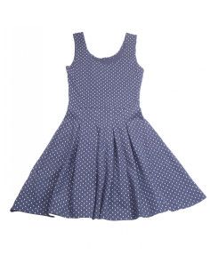 Vestido tirantes topos niña  2