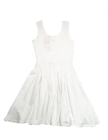 Vestido tirantes topos niña 