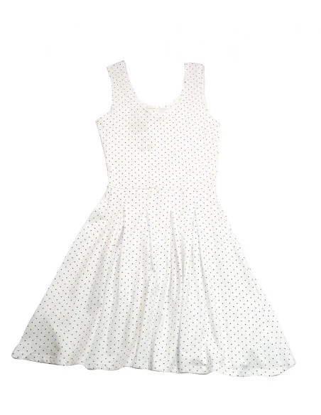 Vestido tirantes topos niña 
