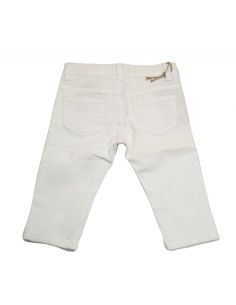 Pantalón largo blanco bebé niño  2