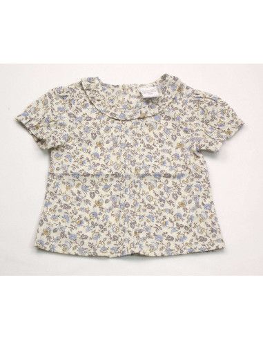 Blusa manga corta florecitas bebé niña [product.brand] 1 - Ropa para Bebé | dyley | 
