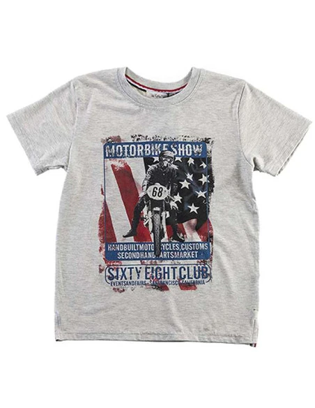Camiseta manga corta moto de niño 