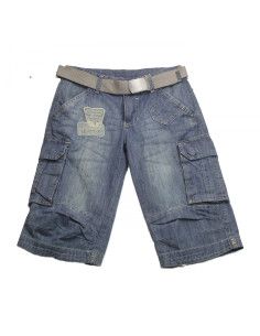 Bermuda tejano con bolsillos niño 