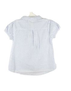 Blusa manga corta rayas finas bebé niña  2