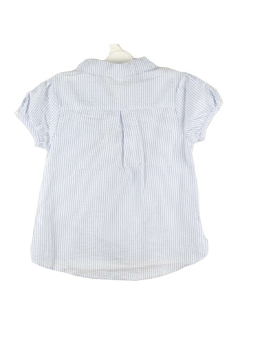 Blusa manga corta rayas finas bebé niña 